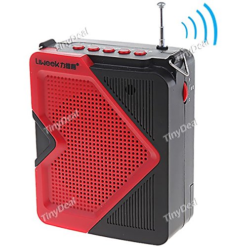 Portable Remote Control Voice Amplifier Megaphone MP3 Player FM Radio