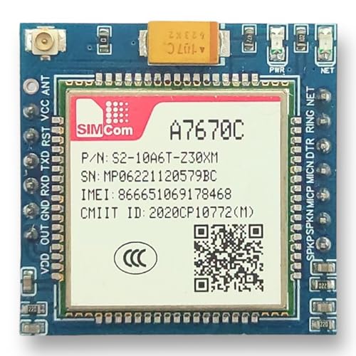 Image of SRS 4G LTE GSM GPRS Breakout Board SIM A7670C V1.1 Compatible With Arduino, Raspberry Pi, AVR, PIC, Atmel, NodeMCU