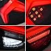 Tail Lights for BMW 3-Series E90 E91 328i 335i 4dr Sedan 2009-2012 Taillights with Animation Amber Sequential Turn Signal Rear Back Lamp Smoked(Plug & Play, 1 Pair)
