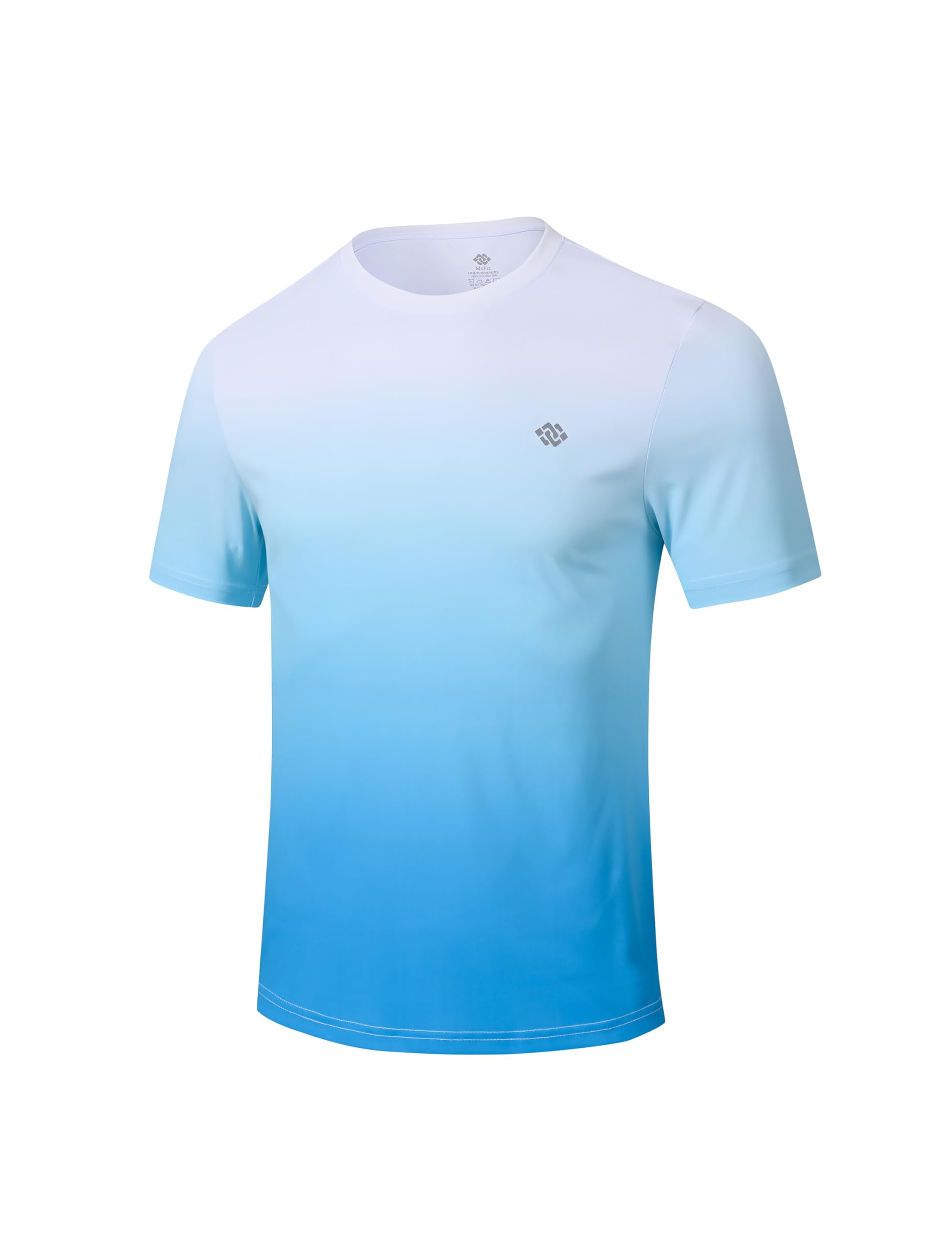 MoFiz Camiseta Anti UV Hombre Rashguard Secado Rápido Manga Corta Transpirable Surf Correr Natación