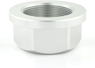 POYNMRE Compatible con Tuerca de vástago de dirección de Aluminio Billet CNC Compatible con BMW S1000RR 2009-2019 S1000R 2014-2019 R Nine-T 2010-2019(Silver)