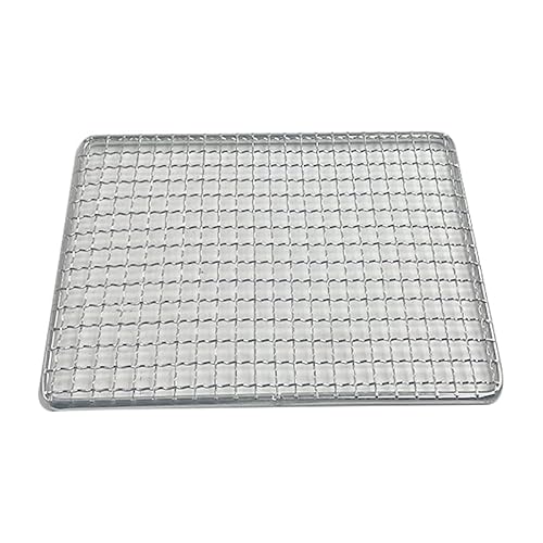 Desirable ステンレス鋼 焼き網 業務用 飛騨コンロ バーベキュー 焼肉 丈夫な 線材径1.4mm クリンプ10mm (6号用 (150