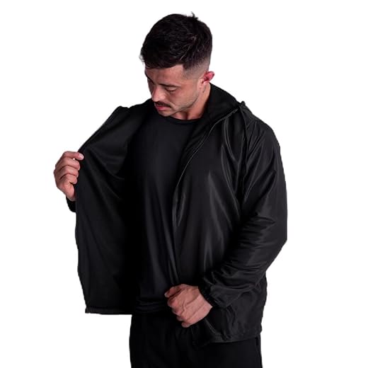 Corta Vento Masculina Jaqueta 100% Forrada Lisa Sem Marca Esportiva