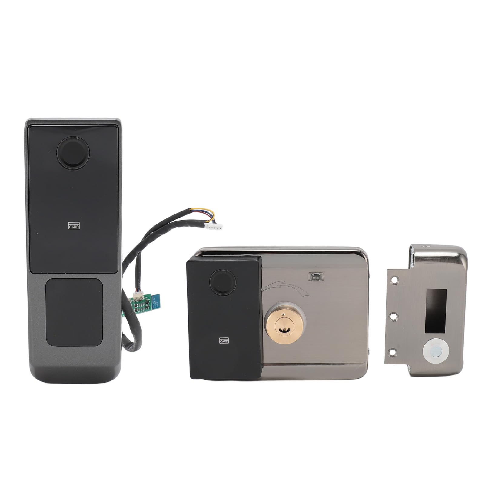 Serratura Smart Gate WiFi con Impronta Digitale, con Controllo APP, 3 modalità: Scheda IC, Password, Sblocco Chiave, Impermeabile IP67, per Uso Residenziale, Villa