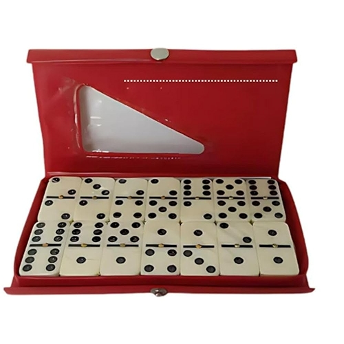 Jogo de Dominó Profissional de Osso com 28 Peças – Luxo, Tradicional e Resistente, Acompan...