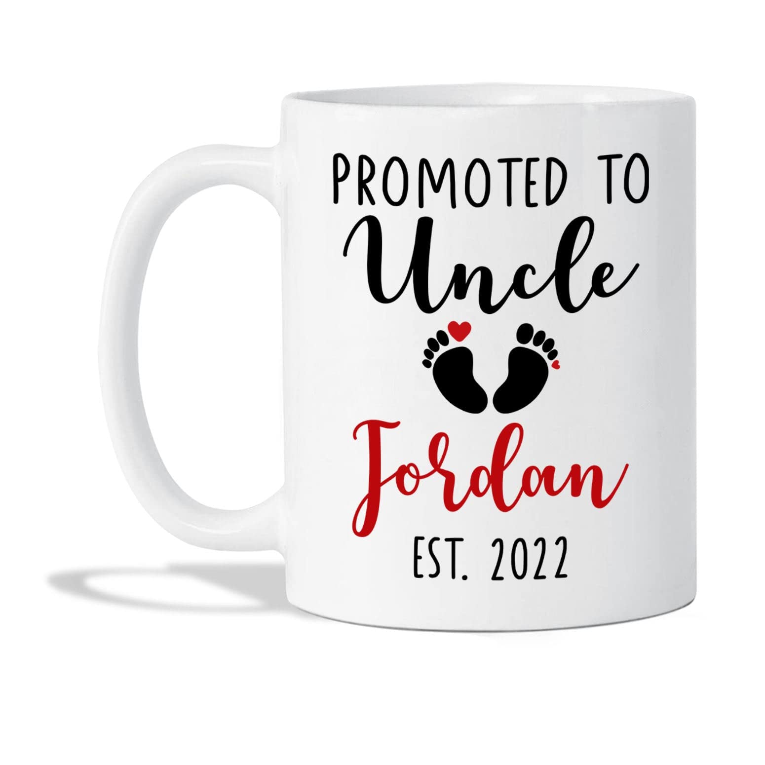Tasse à Café Personnalisée Pour Oncle – Céramique 325 Ml – Cadeau Anniversaire Noël – Poignée Confortable