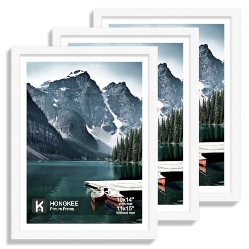 Hongkee 11x15 Picture Frame with Real Glass - Display Pictures