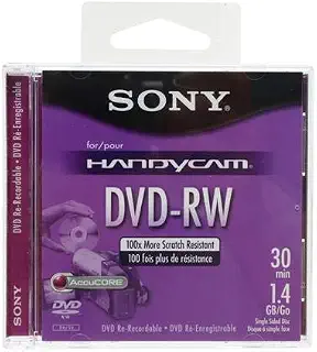 Sony ® DVD - RW Mini書き込み可能なDiscディスク、DVD - RW、8 cm、30 m、1.4gb 7107