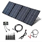Solar Ladegerät 240W 12V Faltbares Solarpanel Kit Tragbares Leichtgewicht Outdoor Charger mit 18V Ausgan 20A Controller+5M Andersonkabel für 12v Batterie/Wohnmobil/Camping/Handys(240w)