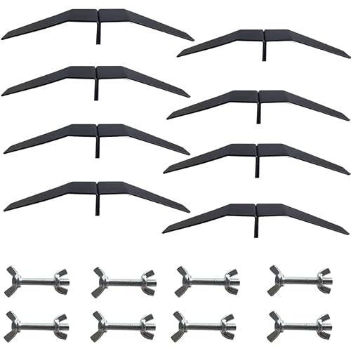 4Umedia&Displays ( 16 Pcs / 4 Sets )Spider Feet Board Floor Mount Standing Display Sign Holder Stand (Base Only) #TOP6