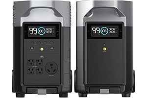 EF ECOFLOW 7.2kWh Portable Power Station: DELTA Pro with Extra Battery, Solar...