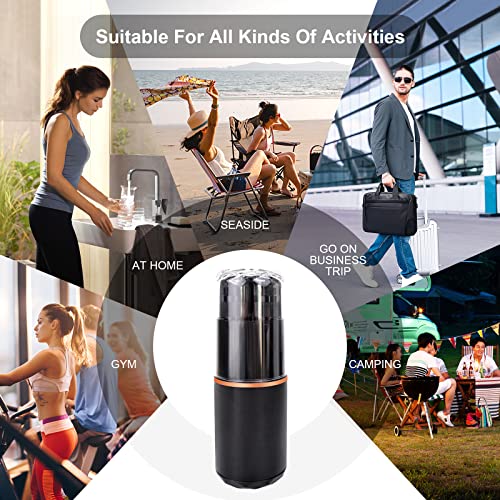 Travel Toothbrush Kit | 8 In 1 Travel Container For Toothbrush Tsa Approved Travel Size (Obsidian Black) #TOP7