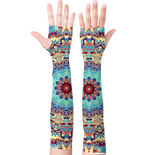 Image of YPHCDO Gardening Sleeves for Women Farm Sun Protection Thorn Proof Cooling Arm Sleeves to Cover Arms for Garden Sports