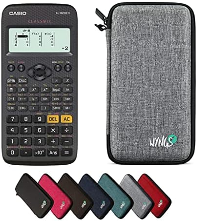 Calcuso Savings Package: Casio Graph 25 E II + Wyngs Protective Case Pink + Extended Warranty from Calcuso