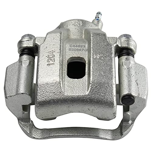 Image of TRQ Rear Brake Caliper Set Zinc Coated Brackets Hardware Compatible with 2008-2015 Toyota Sequoia 2007-2015 Tundra