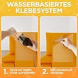 Tierhood Kratzschutz Katze - Kratzschutz Sofa Katze - Selbstklebende Anti Kratz Folie für Katzen - Kratzfolie selbstklebend - Katzen Kratzen abgewöhnen leicht gemacht - Made in Germany