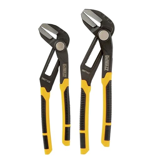DeWALT 8" and 10" Straight Jaw Pushlock Pliers Set