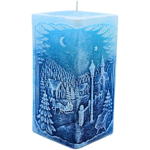 Dekohelden24 Hochwertige Tischkerze, Diodenkerze, Wachskerze mit LED,...