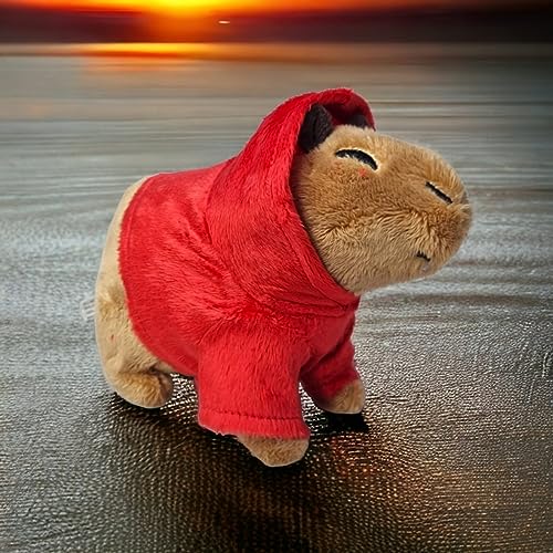 Brinquedos De Pelucia Capivara Fofa Filó C/Capuz Vermelho