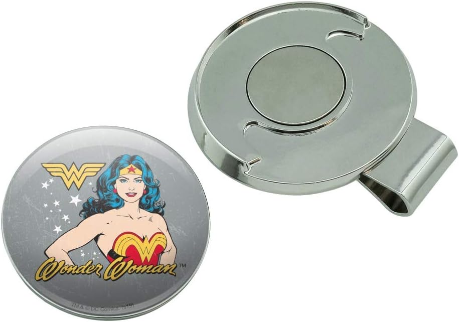 review GRAPHICS & MORE Wonder Woman Vintage Icon Golf Hat Clip with Magnetic Ball Marker