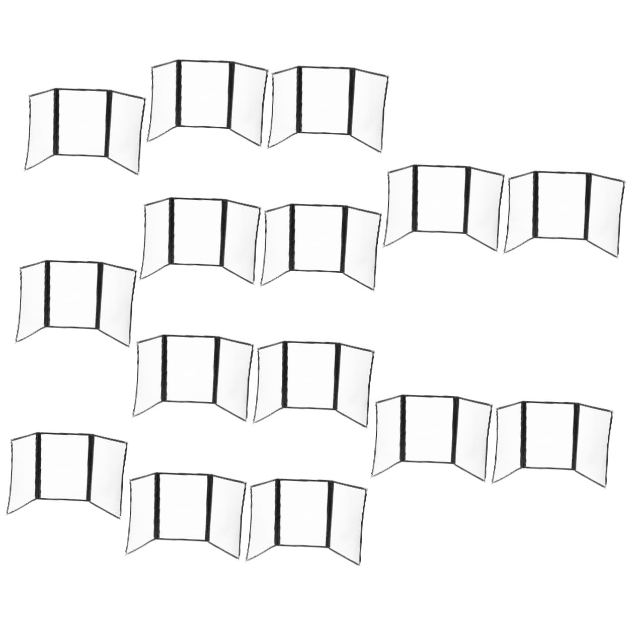 15pcs PVC Menu Binder Pages Lightweight and Water-Resistant Restaurant Menu Holder for Displaying Recipes and Price Lists Restaurants and Cafes