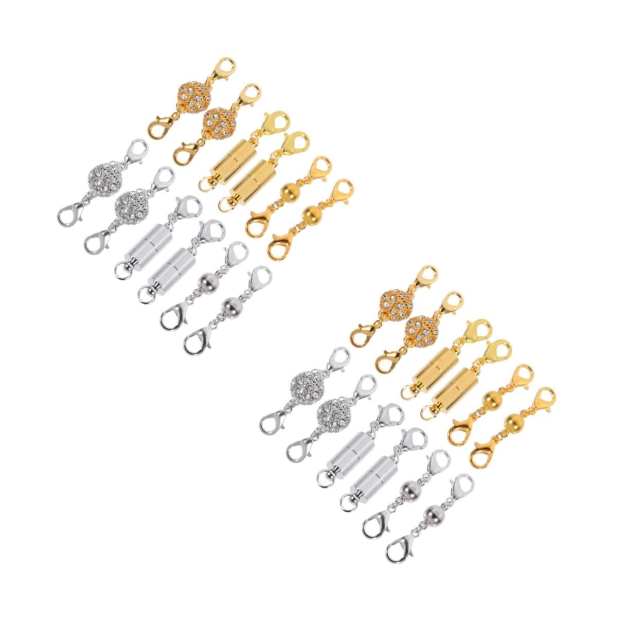 Artibetter 32pezzi Chiusure Magnetiche Per Collane e Accessori Facili Usare Per Handmade