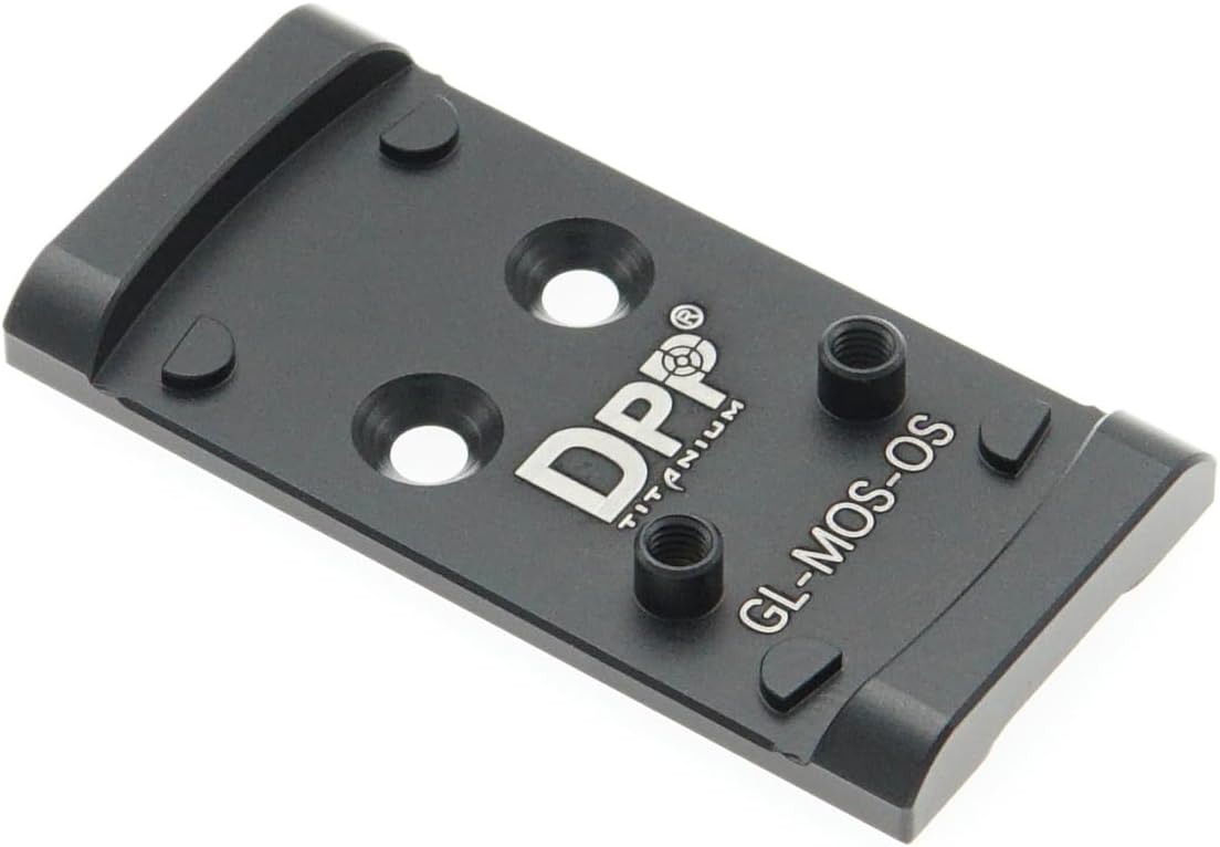 DPP Titanium Adapter Plate Compatible with Glock Gen 3 to Gen 5 17 19 Standard MOS Osight K/S/SE ——GL-MOS-OS
