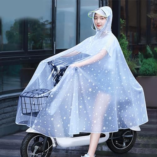 Imperméable transparent pour vélo électrique léger et respirant 4XL