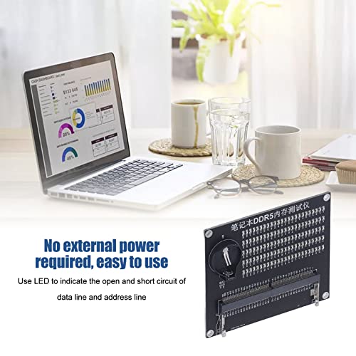 Cartão de teste de RAM para laptop, multifuncional, menos interferência, confiável, fácil de operar,