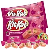 Raspberry and Creme Wafer Mini Kit Kat Candy Bars, Individually Wrapped Bulk Easter Candies, Bowl Fillers and Party Favors, Pack of 2, 8.4 Ounces