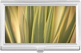 Plant Leaves Nature Picture Photo Business Card Holder Case Pocket Box Wallet