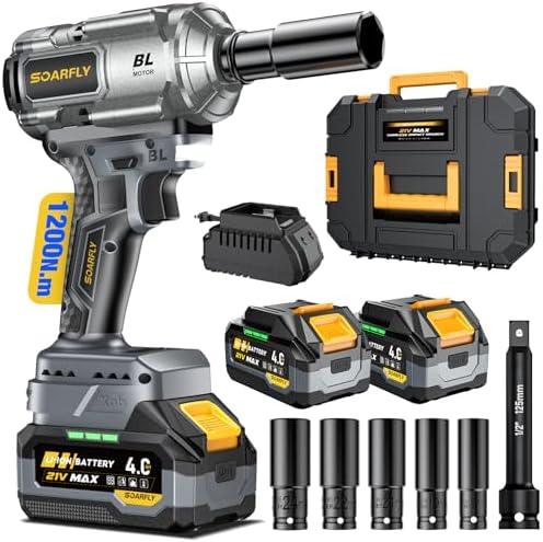 SOARFLY Cordless Impact Wrench 1/2"