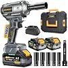 SOARFLY Upgraded Cordless Impact Wrench 1/2″, 900 Ft-lbs (1200 Nm) Brushless Impact Gun, 21V High Torque Impact Driver with 2x 4.0Ah Batteries, Variable Speed for Car, Truck, Workshop, Heavy-Duty Jobs