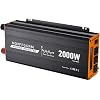 2000W Pure Sine Wave Power Inverter peak-4000 Watt,DC 12V to 110V,with 3xAC,USB Port,LCD Digital Display