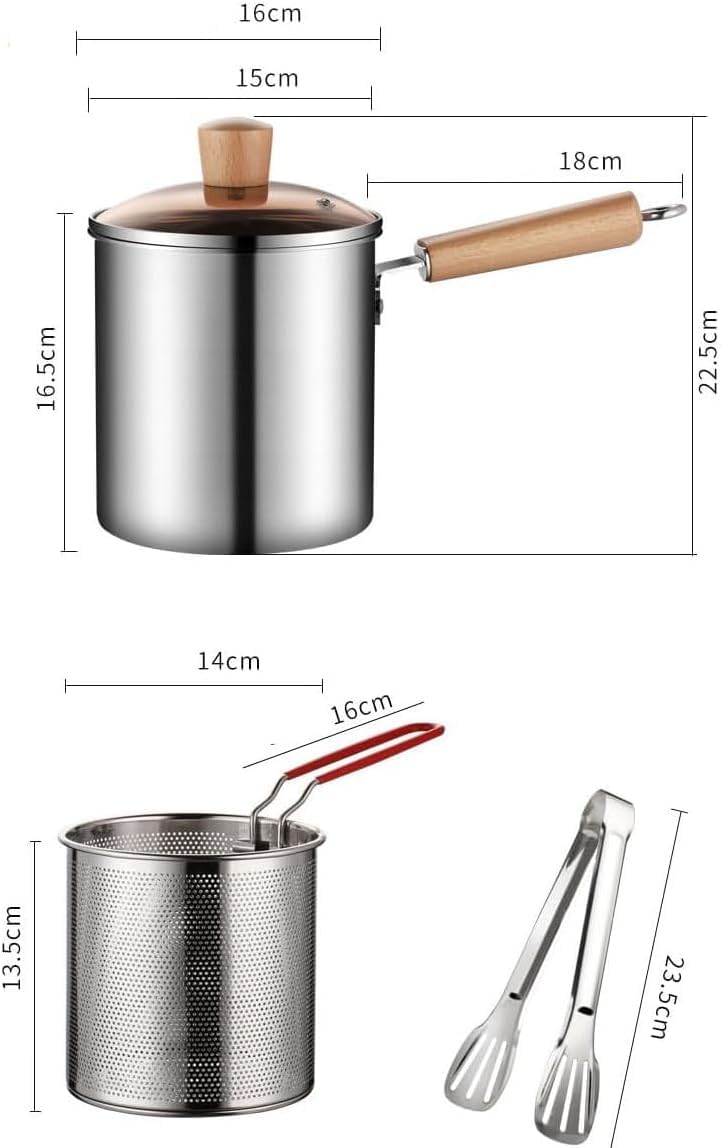 Amazon｜Tonain パスタ鍋 3L 深型ステンレス鍋 パスタ鍋 パスタ