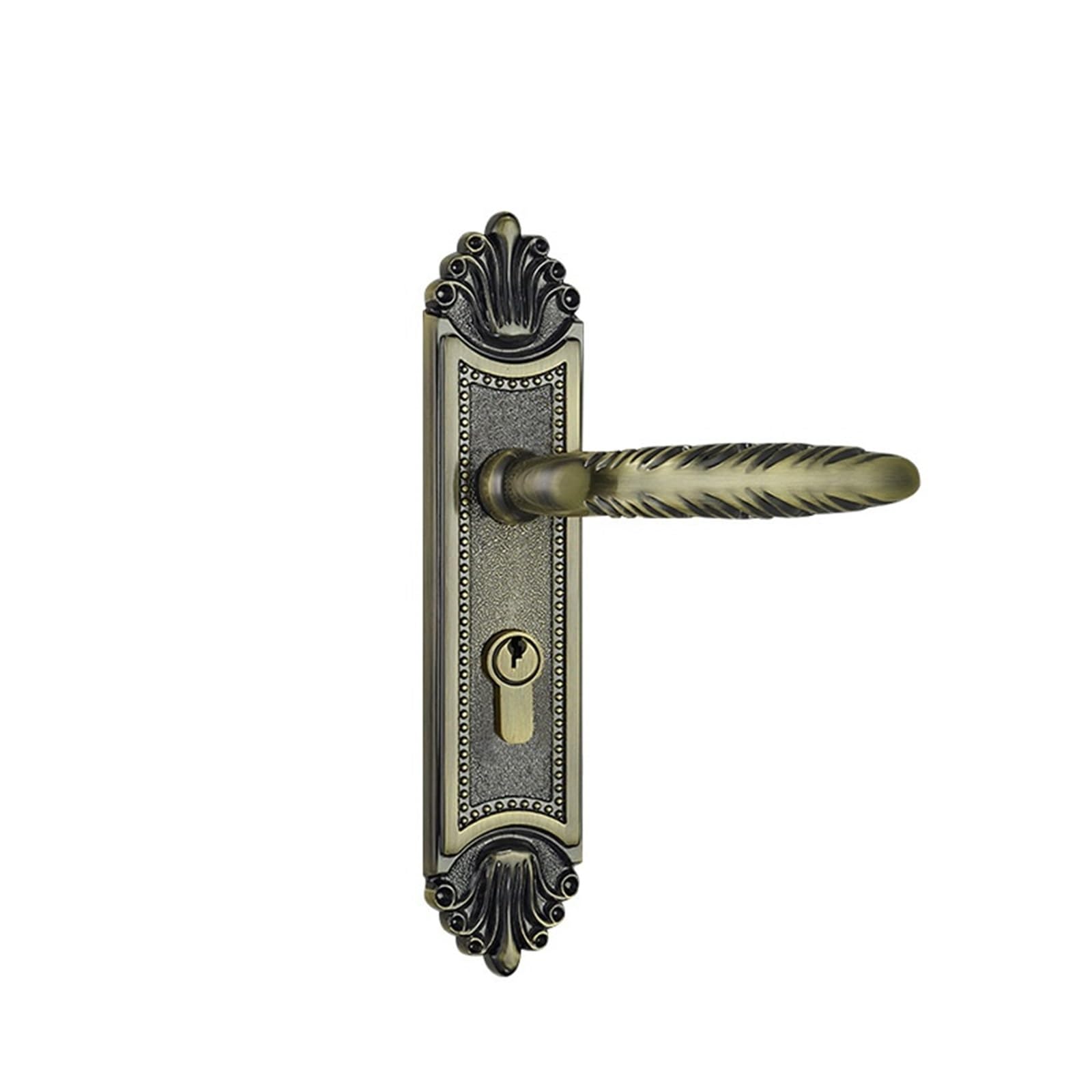 Poignée de porte en cuivre HC5132 style européen pour sublimer la décoration de votre salon
