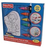  Fisher Price Little People - Bathtub Bodywash Pens and Mitt