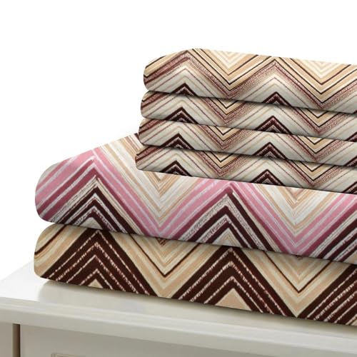 Parure de lit 3D géométrique en microfibre durable pour lit double