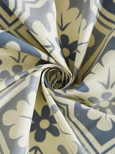 Image of Home Sizzler 144TC Floral Delight Grey Double Bedsheet with 2 King Size Pillow Covers