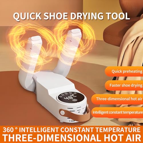 Thaibna Work Boot Dryer, Boot Warmer, Telescopic Shoe Dryer with Smart Timer, Shoe Dryer and Deodorizer, Auto Off Timer, Folding Design and Smart Panel - Thumbnail 3