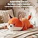 Mewaii Almohadas de Peluche Zorro Naranja Kawaii Juguetes Stitch Que Respira para Dormir Lindo Cojines de Peluche Animales para Niños Imagen de Mewaii Almohadas de Peluche Zorro Naranja Kawaii Juguetes Stitch Que Respira para Dormir Lindo Cojines de Peluche Animales para Niños