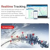 TKMARS GPS Tracker 4G Car Tracker Devices OBD2 Plug and Play Global Accurate Real-time Tracking Geo-fence Anti-theft APP without Subscribtion for Truck Van Caravan Car Tracker TK816 - Image 3