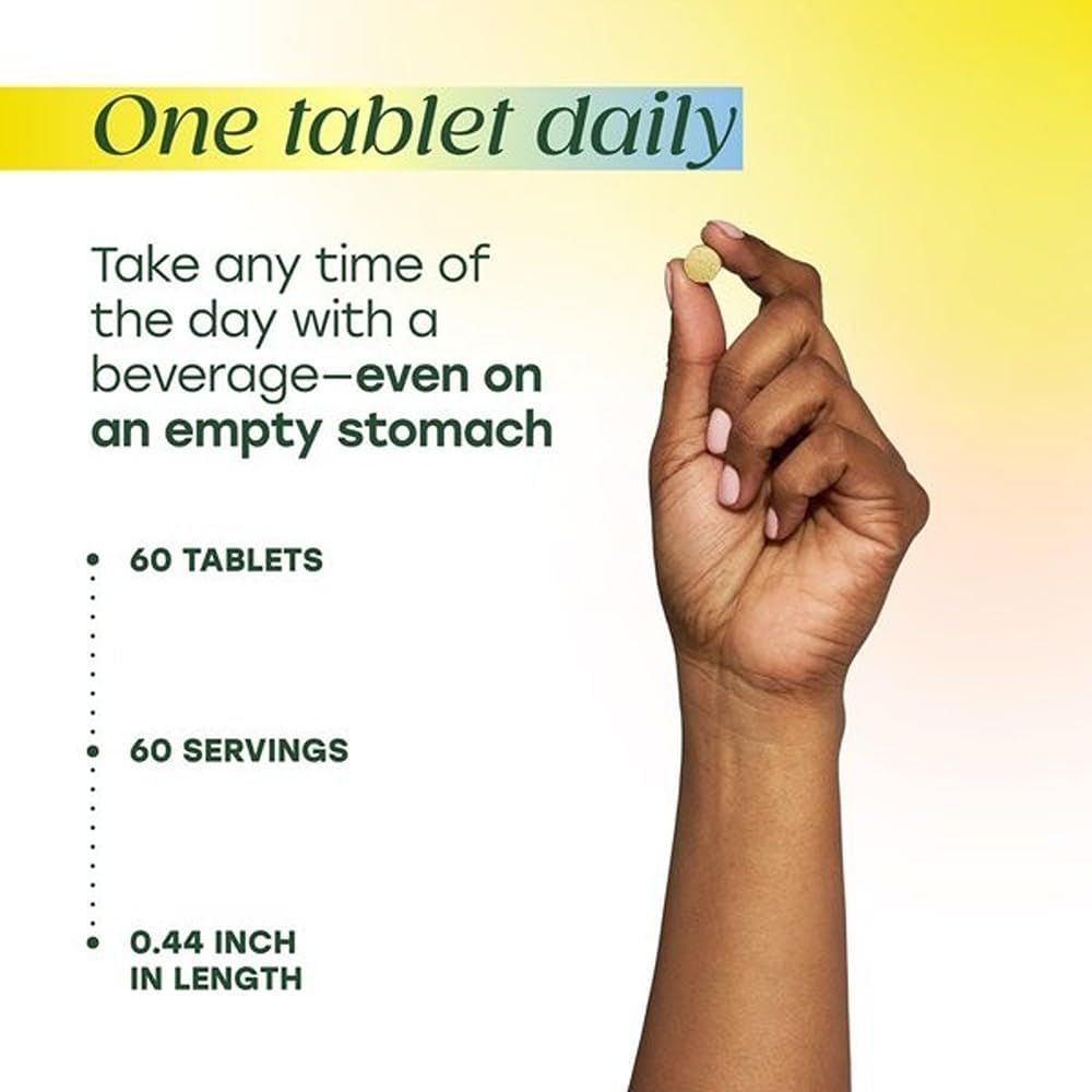 MegaFood Selenium - Selenium 50 mcg - Supplement with Food & Herb Blend - Immune Support - Vegan, Non-GMO - Made Without 9 Food Allergens - 60 Tablets (60 Servings)