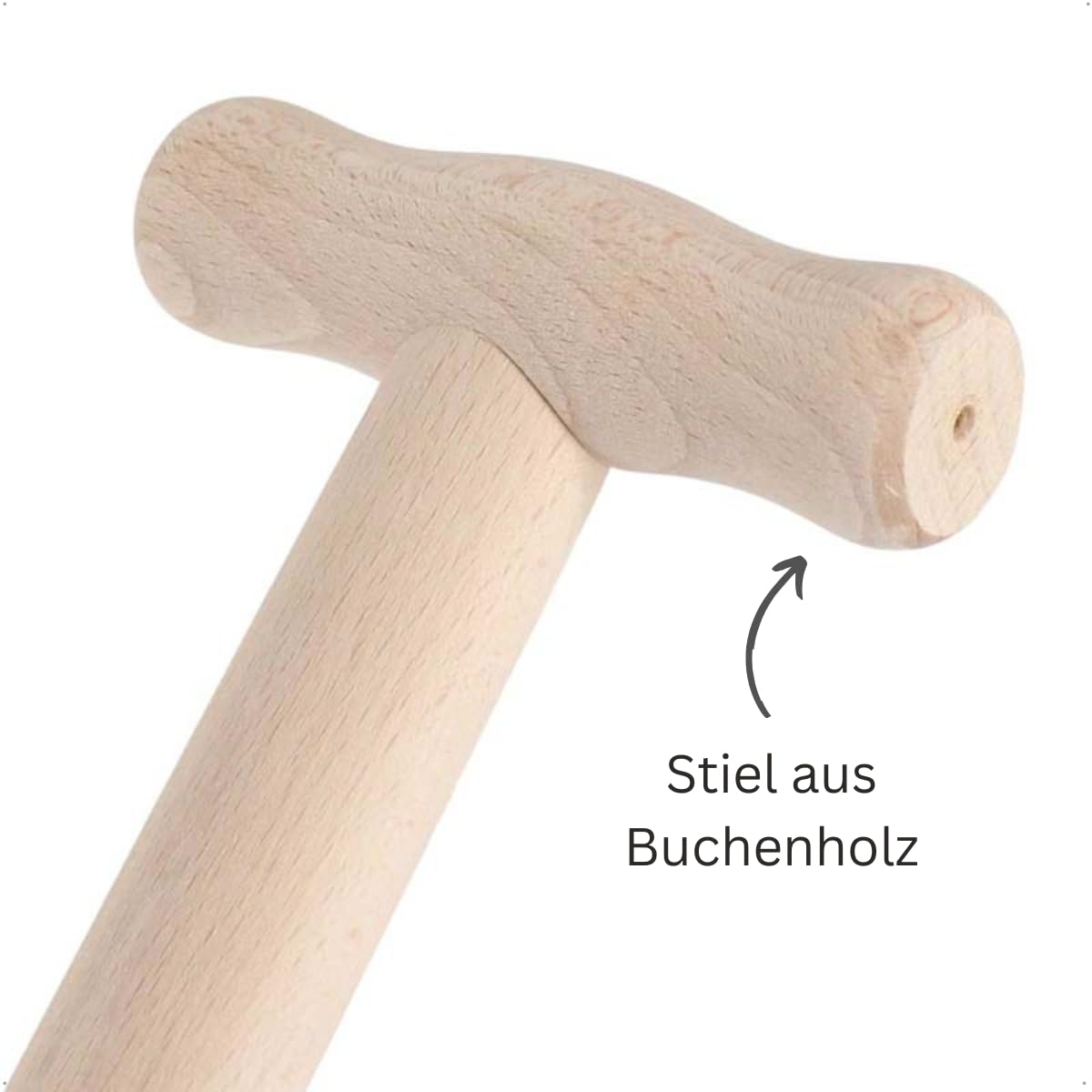 Rekord Gärtnerspaten (gehärteter Stahl, pulverbeschichtet) mit Tritt und 85 cm T-Stiel aus Buchenholz, Schaufelmaße: ca. 18 x 18 cm, Gewicht: 1,6 kg, eingestielt und verschraubt