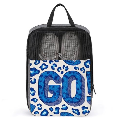Best Shoes for Letter Carriers: Top Picks & Reviews 12 Blue Bold Letter GO Font Football Shoe Bag for Travel Daily Use Anti-dust Storage Carrier Golf Shoe Pouch