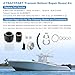 Transom Seal Bearing Bellows Repair Kit - Compatible with MerCruiser Alpha One Gen 2 (1991 and Up) Stern- Includes Gimbal Bearing & Exhaust Bellow- Part Number 30-803099T1