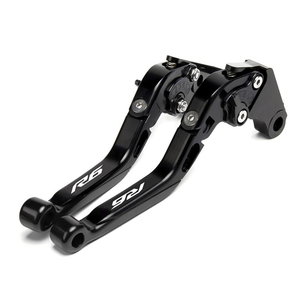 Zdgxfhsrh B Motorcycle Rake Clutch Levers For Ya&Maha Yzf R6 2017-Present Clutch Lever Rake Set Adjustable Folding Handle Levers Motorcycle Accessories Parts(B)