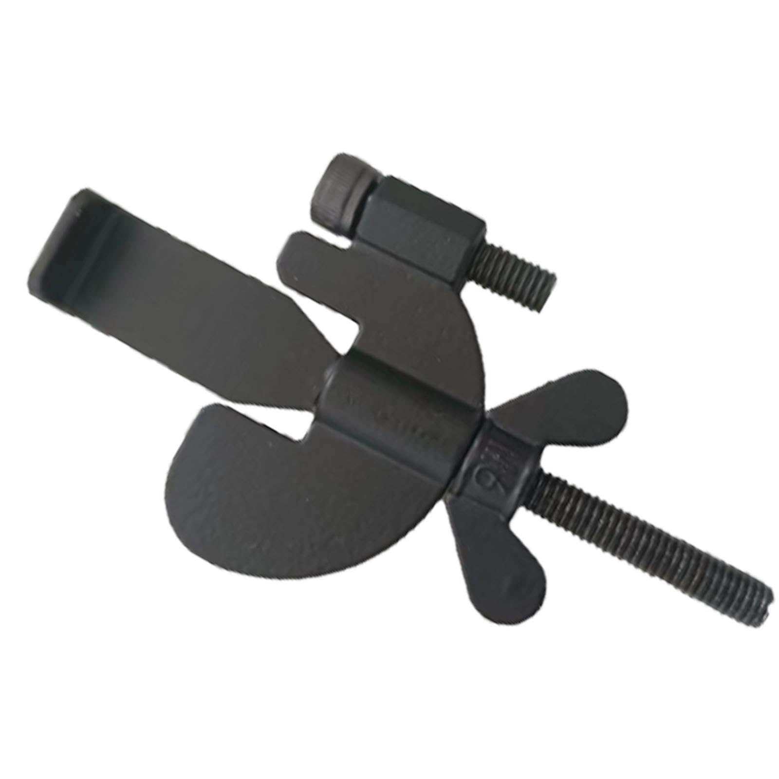 LOOM TREE® Anti Thefts Door Stopper Travel Door Lock Hotel Travelers Privacy Protection Adjustable Black | 1 Door Lock