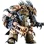 Death Guard Blightlord Terminator 1 With Reaper Autocannon and Bubotic Blades