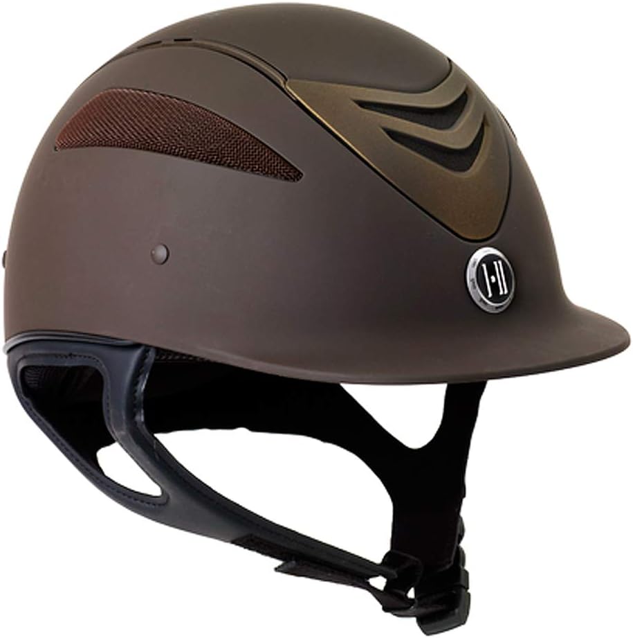 One K Unisex Defender Protective Riding Helmet, Brown Matte, Large Long Oval